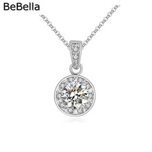 BeBella, ожерелье с кулоном из кубического циркония, с микро закрепкой, высокое качество, кубический цирконий 2024 - купить недорого