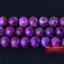 Free Shipping Natural Stone Purple Sugilite Round Beads For Jewelry Making Strand 15" 6 8 10 12mm Pick size PSB01 2024 - buy cheap