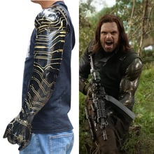 2018 New Winter Soldier Arm Bucky Barnes Cosplay Armor Arm Cosplay Costume Halloween Party 2024 - buy cheap