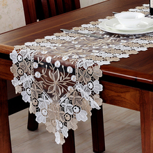 Modern Lace Table Runner High-quality Lace Fabric Table Runners For Wedding Embroidered Coffee Table Decoration camino de mesa 2024 - buy cheap
