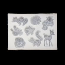  Forest Animal Silicone Mold Fox Squirrel Pig Elk Owl Animal Resin Jewelry Mold 2024 - buy cheap
