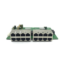 Interruptor Ethernet RJ45 de escritorio, nuevo modelo OEM, 16 puertos Gigabit, 10/100/1000mbps, Lan Hub, 16 puertos 2024 - compra barato