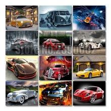 DIY Diamond Paintings Sports Car Needlework Home Decoration Picture Cross Stitch Diamond Embroidery Mosaic Full Square Stickers 2024 - buy cheap