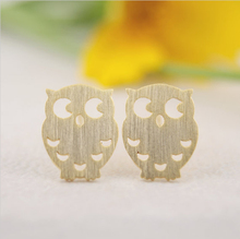 Fashion  Owl stud Earrings Animal stud earrings for women 2024 - buy cheap