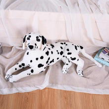 large 68cm prone dog simulation dalmatian plush toy soft doll throw pillow Christmas gift w1079 2024 - buy cheap