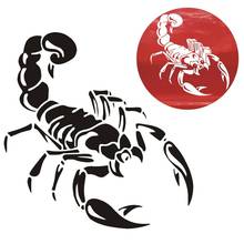 1 Piece 30cm Cute 3D Scorpion Car Stickers car styling vinyl decal sticker for Cars Acessories decoration QC29 2024 - buy cheap