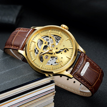Швейцарские мужские часы-скелетоны Nesun, роскошные брендовые автоматические механические мужские часы с сапфировым стеклом, водонепроницаемые часы N9502-5 2024 - купить недорого
