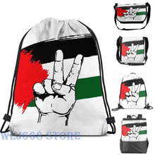 Funny graphic print shoulder Bags women PEACE PALESTINE Single shoulder backpack travel for men Gym Bag 2024 - buy cheap