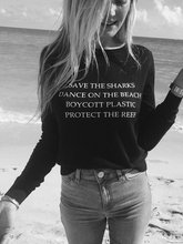 Новое поступление, женская модная пляжная Толстовка Sugarbaby для спасения акул, джемпер moletom Tumblr, одежда в стиле 90-х 2024 - купить недорого