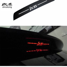 1PC Carbon Fiber Car Stickers of High Mounted Stop Lamp High-Position Brake Light for 2010-2017 Hyundai ix35 2024 - buy cheap