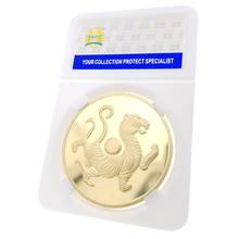 Памятная монета коллекция медаль сувенирная знак Монета серебряная Юбилей четыре Великая китайская даосский звери в западном стиле белый тигр 2024 - купить недорого