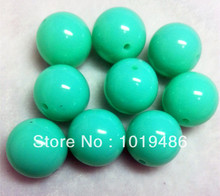 100pcs/lot Chunky Mint green color 20MM Acrylic Neon/Fluorescence chunky Beads,New Fashion Acrylic Solid Beads for Jewelry 2024 - buy cheap