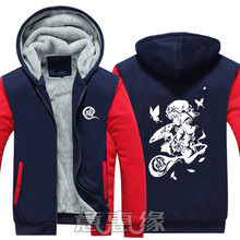 New Winter Jackets Coats TouHou Project hoodie Anime  Hakurei Reimu Kirisame Marisa Hooded Thick Zipper Unisex Sweatshirts 2024 - buy cheap