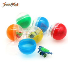 32mm 100pcs Plastic Empty Toy Vending Capsule Half Clear Half Color Capsule Ball 1-1/4" Vending Machine Ball 2024 - buy cheap