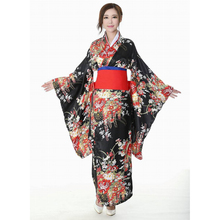Japanese Traditional Flower Geisha Kimono Vintage Women Stage Show Costume Halloween Cosplay Hell Girls Enma Women Sakura Suit 2024 - buy cheap