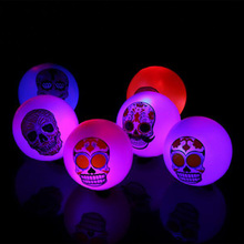 Bola de juguete con luz LED para niños, bola luminosa elástica, Salto Grande, juguete para niños, Regalos divertidos, suministros para fiestas brillantes 2024 - compra barato