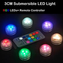 (50pcs/Lot ) CR2032 Battery Powered Waterproof Mini 3LEDs Submersible LED Candle Tea Light For Wedding Party Vases Decoration 2024 - buy cheap
