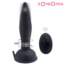 Anal Sex Toys For Men Anal Vibrator Rotation Beads Male Prostate Massage Masturbator Butt Plug Silicone Sex Vibrator Erotic Toys 2024 - buy cheap