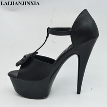 LAIJIANJINXIA-Sandalias de tacón alto con plataforma para mujer, zapatos exóticos de 6 pulgadas con pole dancing, de 15cm, para verano, venta al por mayor 2024 - compra barato