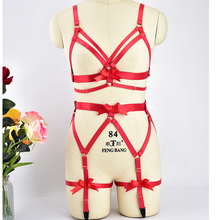 2018 novo cinto para corpo inteiro vestuário exótico cinta-liga gótico bondage feminino bodysuit 2024 - compre barato