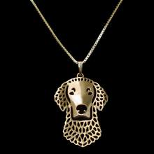 Fashion Lady Curly-Coated Retriever Necklaces Jewelry Metal Dog Necklaces For Lovers Drop Shipping 2024 - buy cheap