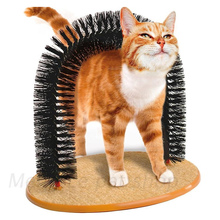 Pet Cat Massage Combs Arch Hair Grooming Scratcher Toy Self-Groomer Toy Massage Scratching Pet Cat Scratches Hair Cleaning Brush 2024 - buy cheap