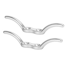 2Pcs 316 Stainless Steel Flagpole Rope Cleat Hook 110mm Boat Mooring Part 2024 - buy cheap