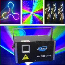 Modulación analógica RGB de 3,5 W, proyector de luz láser con logotipo SD, máquina de publicidad, espectáculo de láser 2024 - compra barato