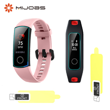 Mijobs HD Slim Screen Protector Slim Soft for Huawei Honor Band 4 & Running Version Smart Watch Strap Ultra-thin Protective Film 2024 - buy cheap