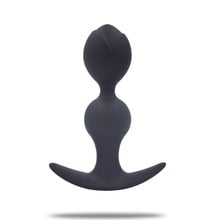 Silicone macio anal plug brinquedo puxar grânulo ânus massagem de próstata masturbação masculino sexo adulto produto brinquedo erótico bujão anal 2024 - compre barato