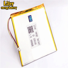 plug 1.0-4P PC 3.7 V 3595100 6000mah Rechargeable lipo battery solar li ion polymer lithium battery with PCM 2024 - buy cheap