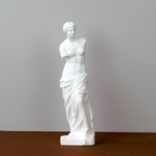 Escultura de resina blanca para decoración del hogar, escultura de brazo roto, cuerpo de Venus, adornos 2024 - compra barato