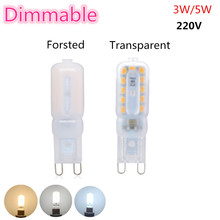Mini G9 Led Lamp Light 3W 5W AC 220V 230V 240V G9 Led bulb SMD2835 LED G9 Spotlight For Crystal Chandelier Replace Halogen Lamp 2024 - buy cheap