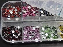3000pcs/box,3mm Mix Colors resin rhinestones for Nail art  Deco Glitters Gems stones and rhinestones 11008 2024 - buy cheap