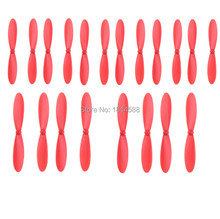 20PCS Hubsan X4 H107 H107L H107C H107D H108 H108C U941A V252 U816A FY310B CW CCW Red Propeller Rotor Set RC Quadcopter Parts 2024 - buy cheap