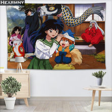 HEARMNY Inuyasha Wall Hanging Tapestry Sheets Home Decorative Tapestries Beach Towel Yoga Mat Blanket Table Cloth Wall Tapestry 2024 - buy cheap