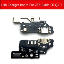 Micrófono y cargador USB prot junta para ZTE Blade S6 Q5-T de carga Usb Jack Dock módulo conector reemplazo de Cable flexible de reparación 2024 - compra barato