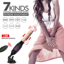 Brinquedos sexuais de controle remoto, para mulheres, vibrador de silicone recarregável, automático, máquina sexual, multivelocidade, dildo vibrador 2024 - compre barato