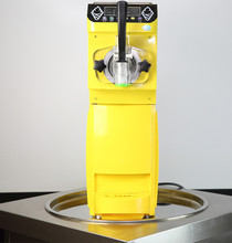 Новинка, одноголовочный мини-аппарат для приготовления мягкого мороженого, автоматический аппарат для приготовления мороженого, цифровой дисплей, абсолютно новый RH 2024 - купить недорого