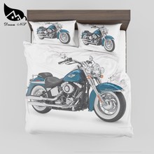 Dream ns-conjunto de cama 3d de alta definição, impressão digital, jogo de cama clássico, motocicleta, roupa de cama personalizada para casa, tecido 2024 - compre barato