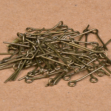 200pcs/lot Antique Bronze Gold Silver Rhodium Gunblack Color 9 Shape Eye Pin Head Pins DIY Accessories Craft For Jewelry Making 2024 - buy cheap