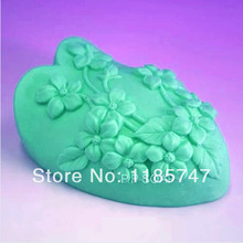 Great-Mold 3D Heart Shape Silicone Soap Mould Decorating Silicone Mold Chocolate Molds 2024 - buy cheap