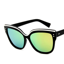Mulheres Retro Clássico Olho de Gato Óculos De Sol Do Vintage Marca de Luxo Designer Óculos de Sol Das Senhoras Óculos Gafas Oculos de sol Reflexão 2024 - compre barato