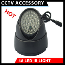 Iluminador cctv com infravermelho, visão noturna, para vigilância interna, câmera ip com 48 leds 2024 - compre barato