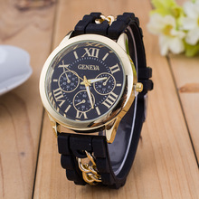 Reloj de gran oferta Geneva para mujer, Reloj de silicona para mujer, Reloj de cuarzo de muñeca para mujeres, Zegarek damski 2024 - compra barato
