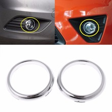 1 Pair ABS Car Front Fog Light Lamp Cover Trim For   2 Mk2 2009-2012 Car Styling Accessories High Quality 2024 - buy cheap