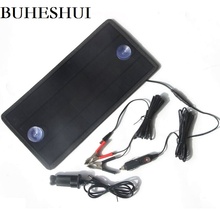 BUHESHUI 18V/5V 12W Solar Panel Charger Portable Monocrystalline Solar Module For Car Boat Rechargeable Power Battery Charger 2024 - buy cheap