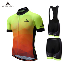 MILOTO, комплекты велосипедных Джерси, MTB, велосипедная одежда, летняя велосипедная одежда, комплект для велоспорта, uniforme Maillot Conjunto Ropa Ciclismo, костюмы 2024 - купить недорого
