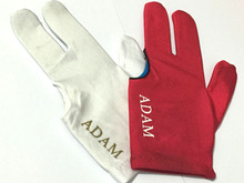 100pcs/lot ADAM New Billiards Pool Carom Gloves White/Red/Black Three-fingle Fabric Snooker Gloves  Billiard supplies 2024 - buy cheap