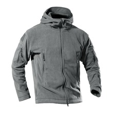 S-4XL Outdoor Camping Climbing Men Female Sports Hunting Coat Tactical Military Fleece Shark Skin Softshell Hooded Jacket 2024 - buy cheap